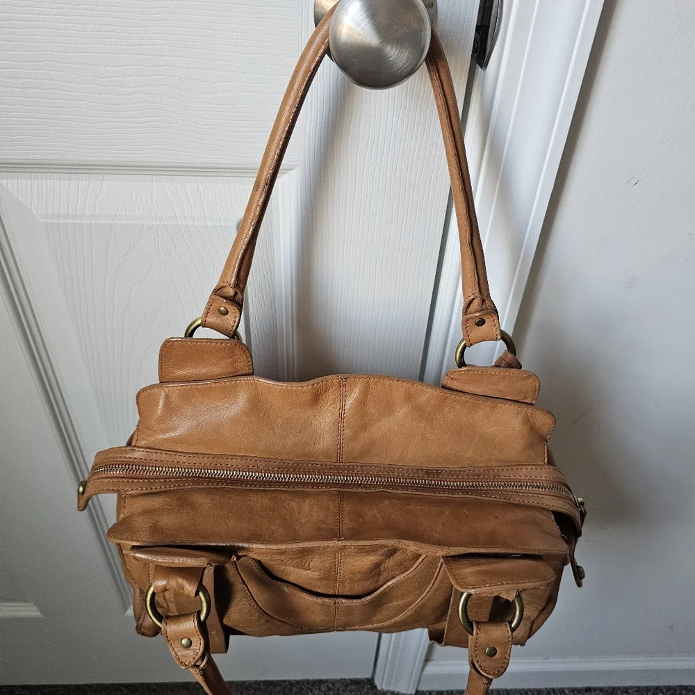 Francesco Biasia Leather Shoulder Bag